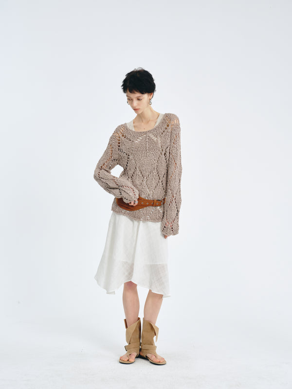Lune Jacquard Skirt