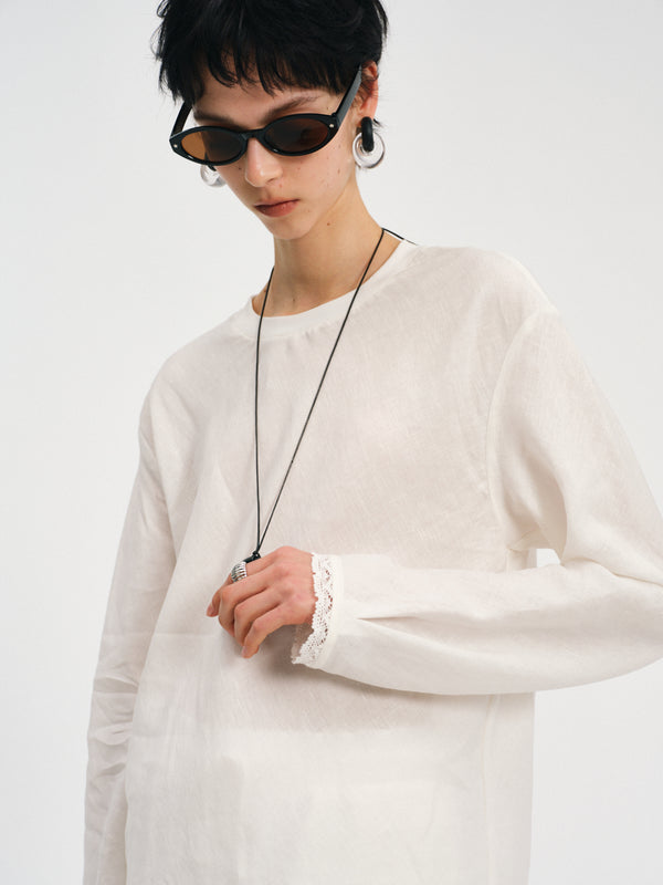 Drift Linen Drape Top