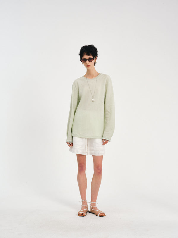 Drift Linen Drape Top