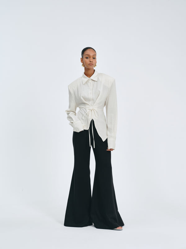 Western Tie-Front Shirt