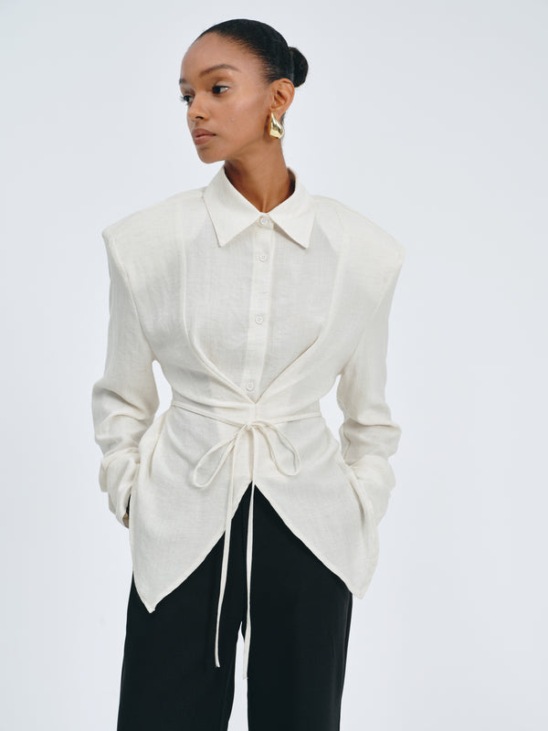 Western Tie-Front Shirt