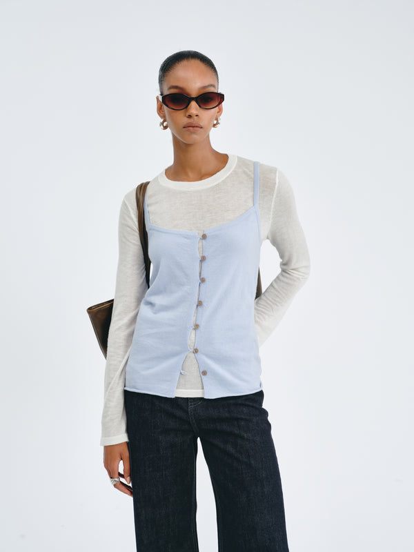 Nacre Wool Vest