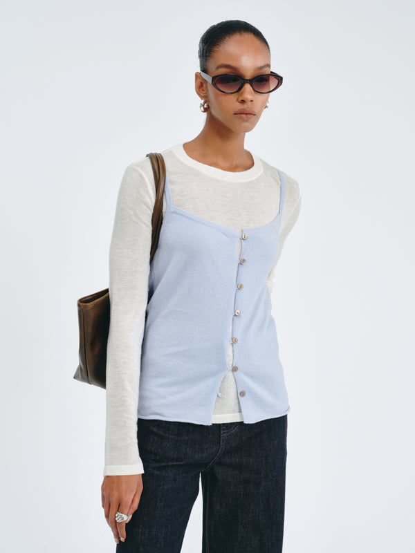 Nacre Wool Vest