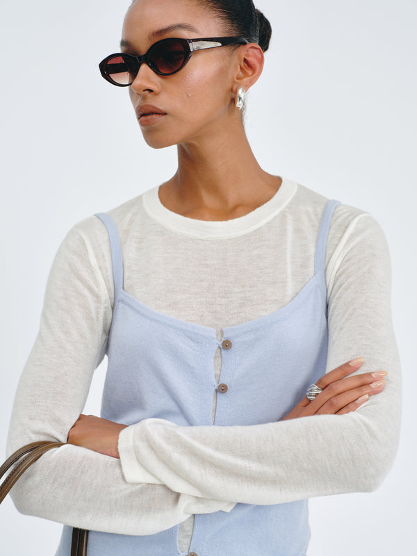 Nacre Wool Vest