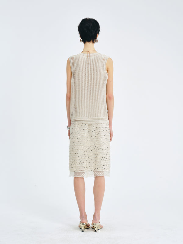 Open-Stitch Vest