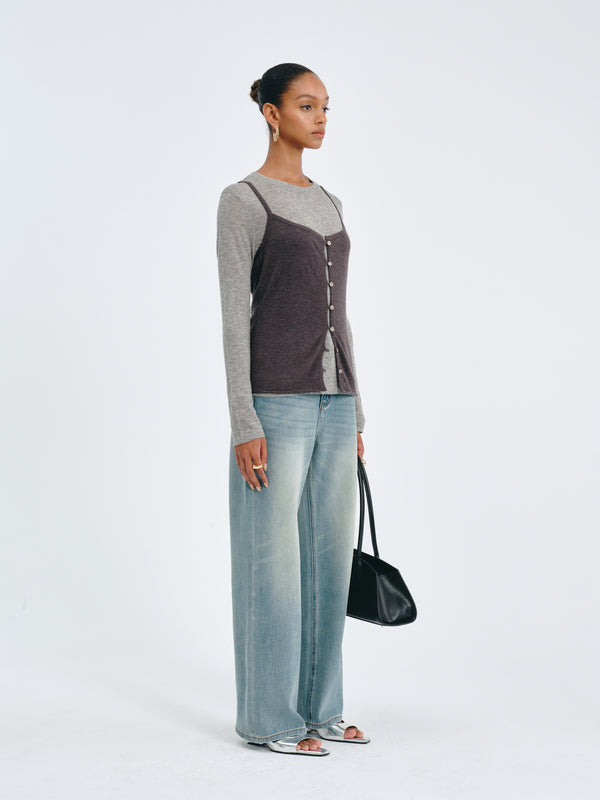 Nacre Wool Vest