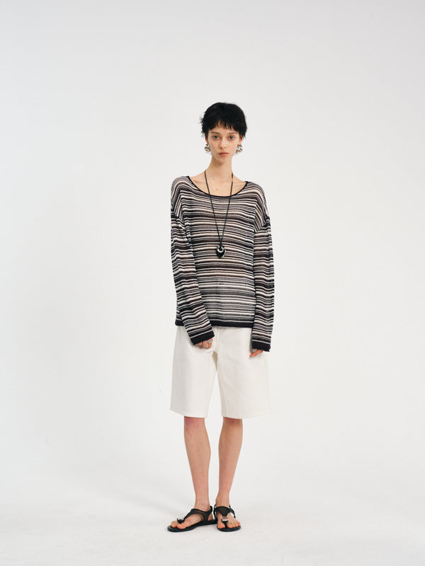 Lustre Lyocell-Silk Knit Top