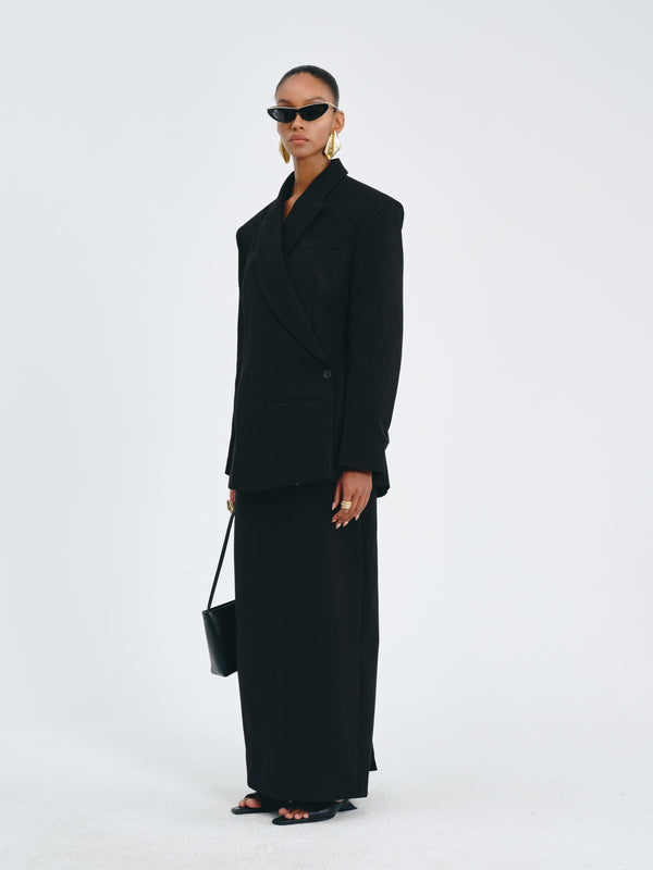 Double-Breasted Tailored Blazer