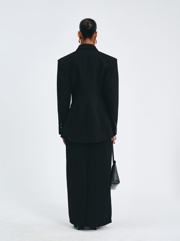 Double-Breasted Tailored Blazer