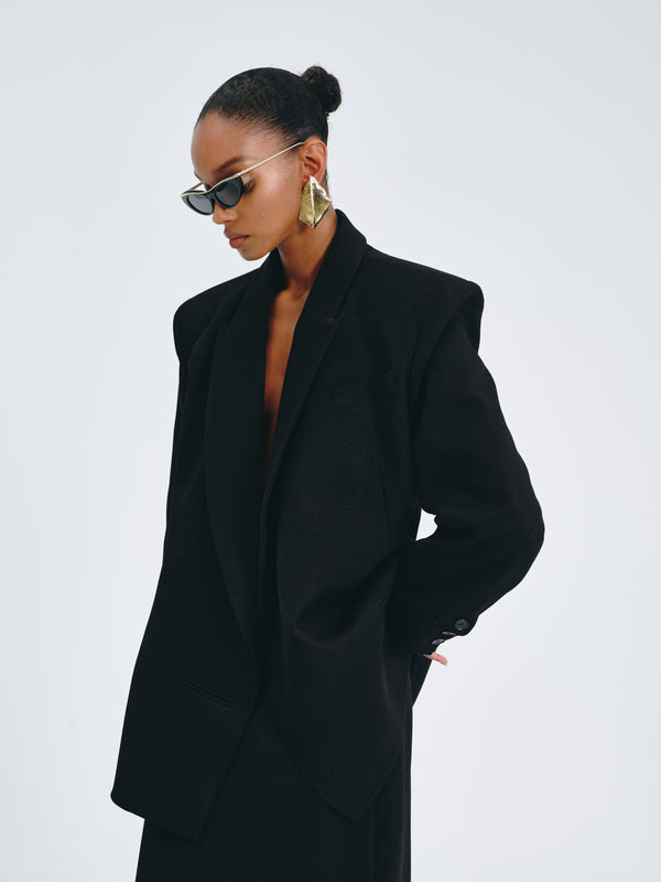 Double-Breasted Tailored Blazer