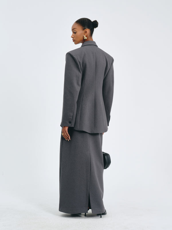 Double-Breasted Tailored Blazer