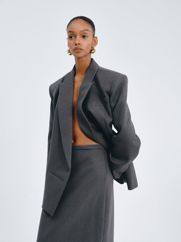 Double-Breasted Tailored Blazer
