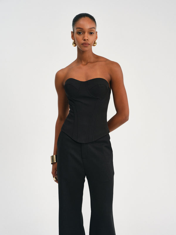 Structured Bustier Top