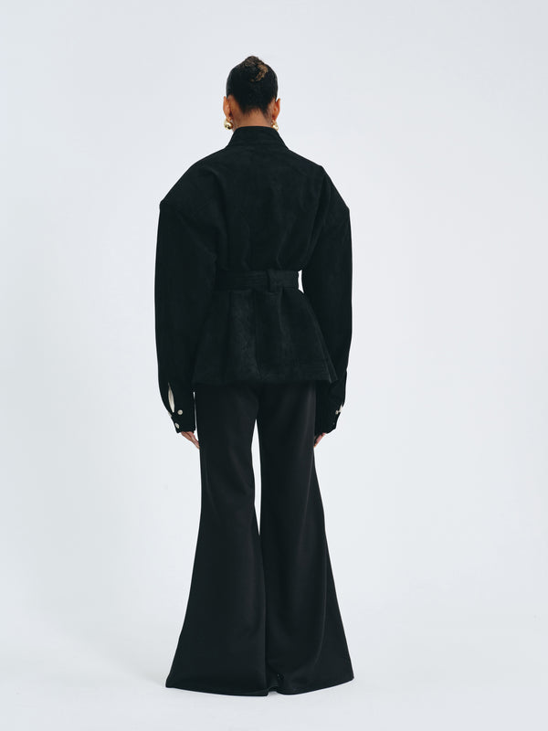 Utility Belted Jacket