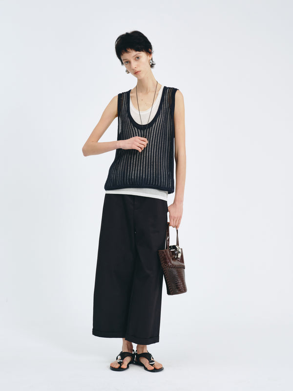 Open-Stitch Vest