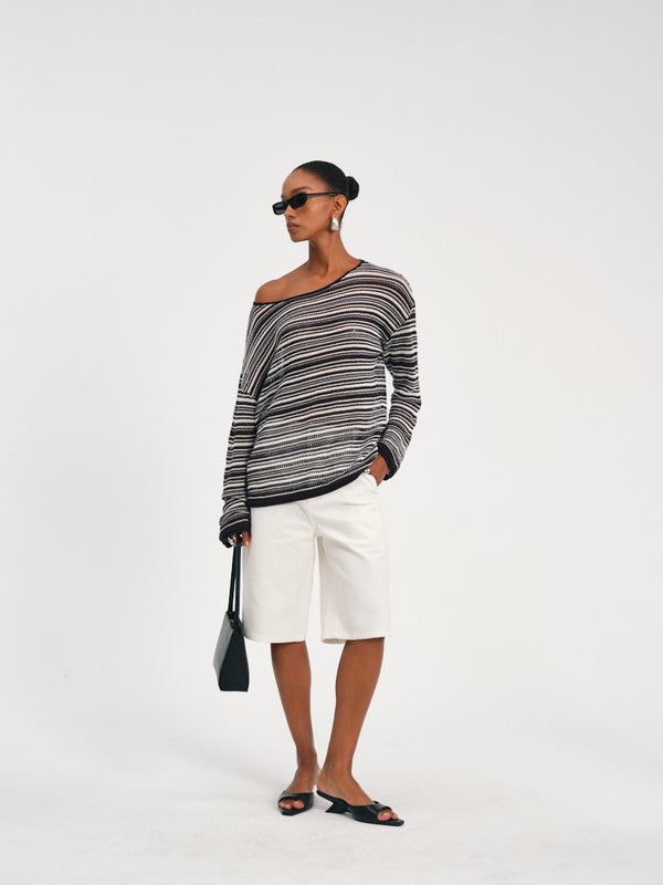 Lustre Lyocell-Silk Knit Top