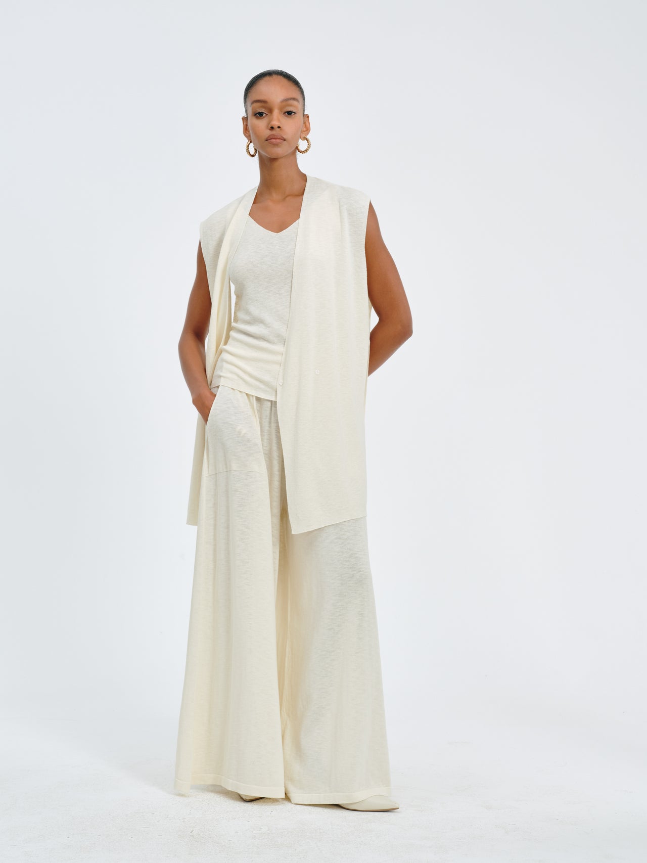 Veil Knit Trousers