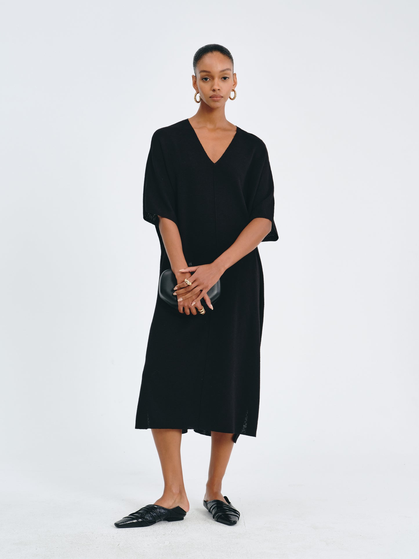 Veiled Linen Dress