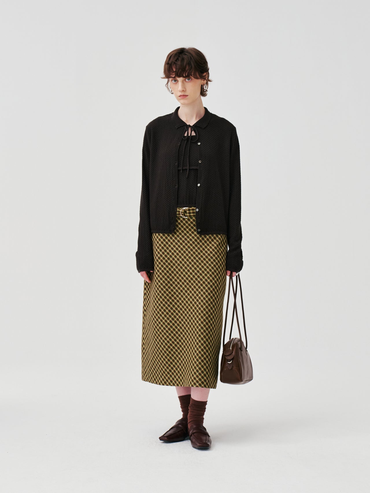 Serein Plaid Skirt