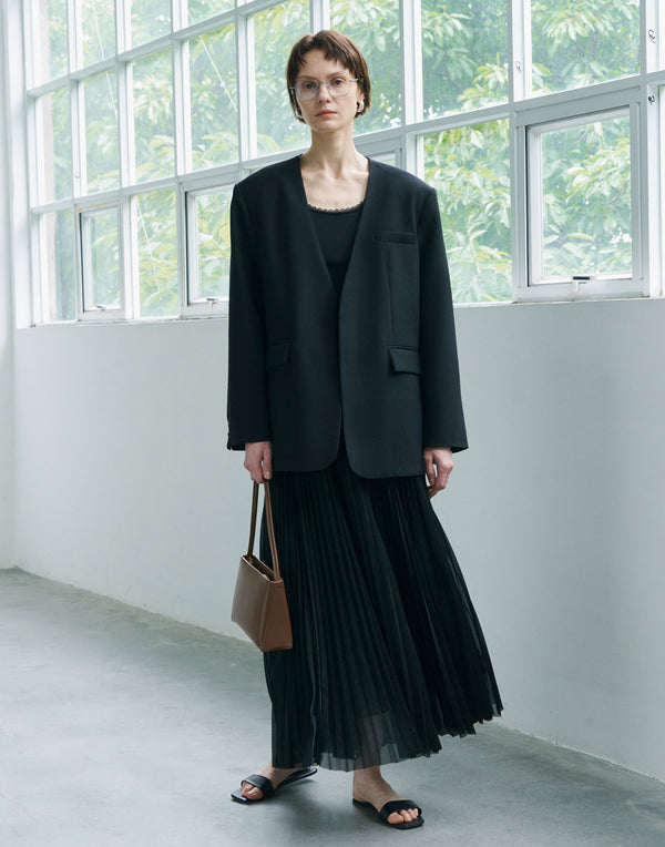 Timeless Layered Pleat Skirt