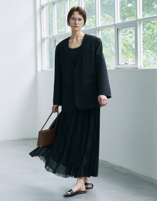 Timeless Layered Pleat Skirt