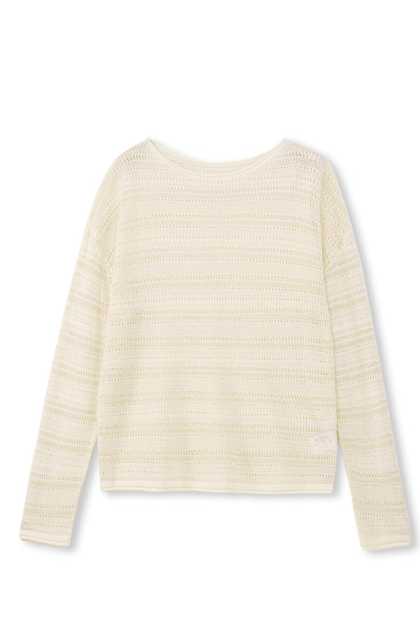 Aire Openwork Knit Top