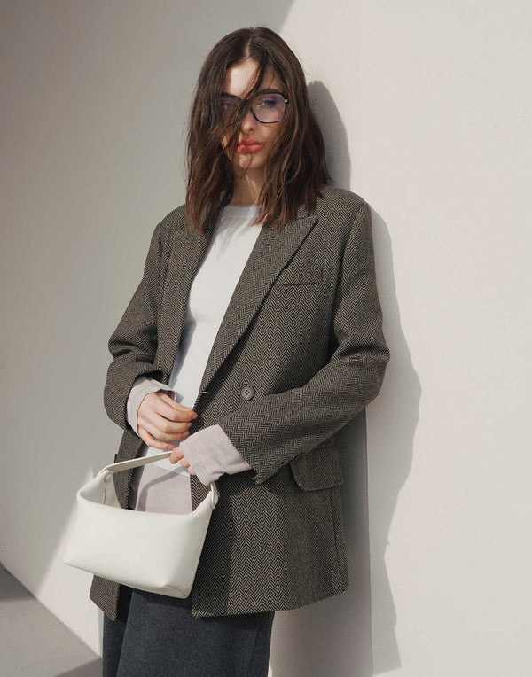 Herringbone Blazer