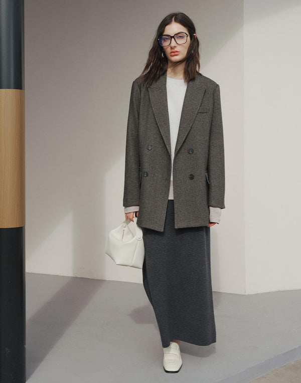 Herringbone-Blazer
