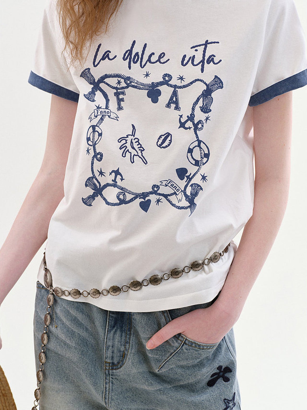 Marin Graphic Top