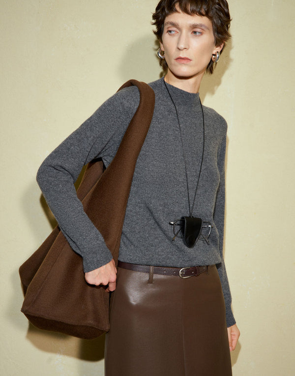 Cozy Luxe Wool Tote