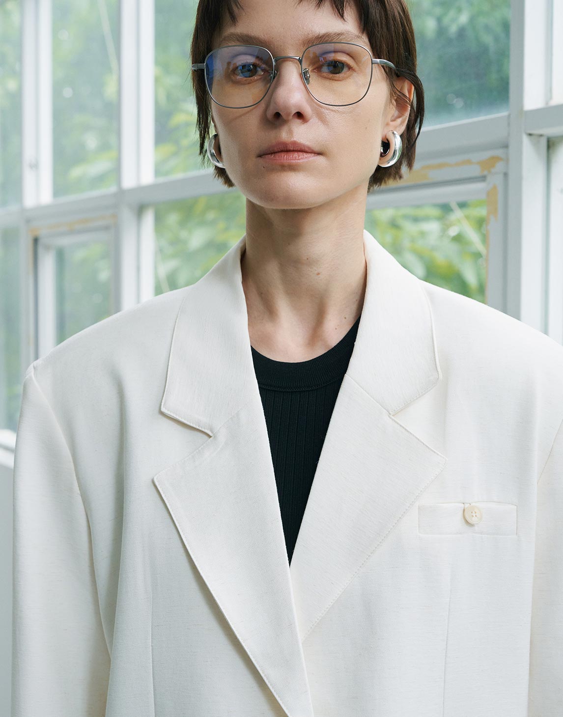 Tencel-Lino Blazer Oversize