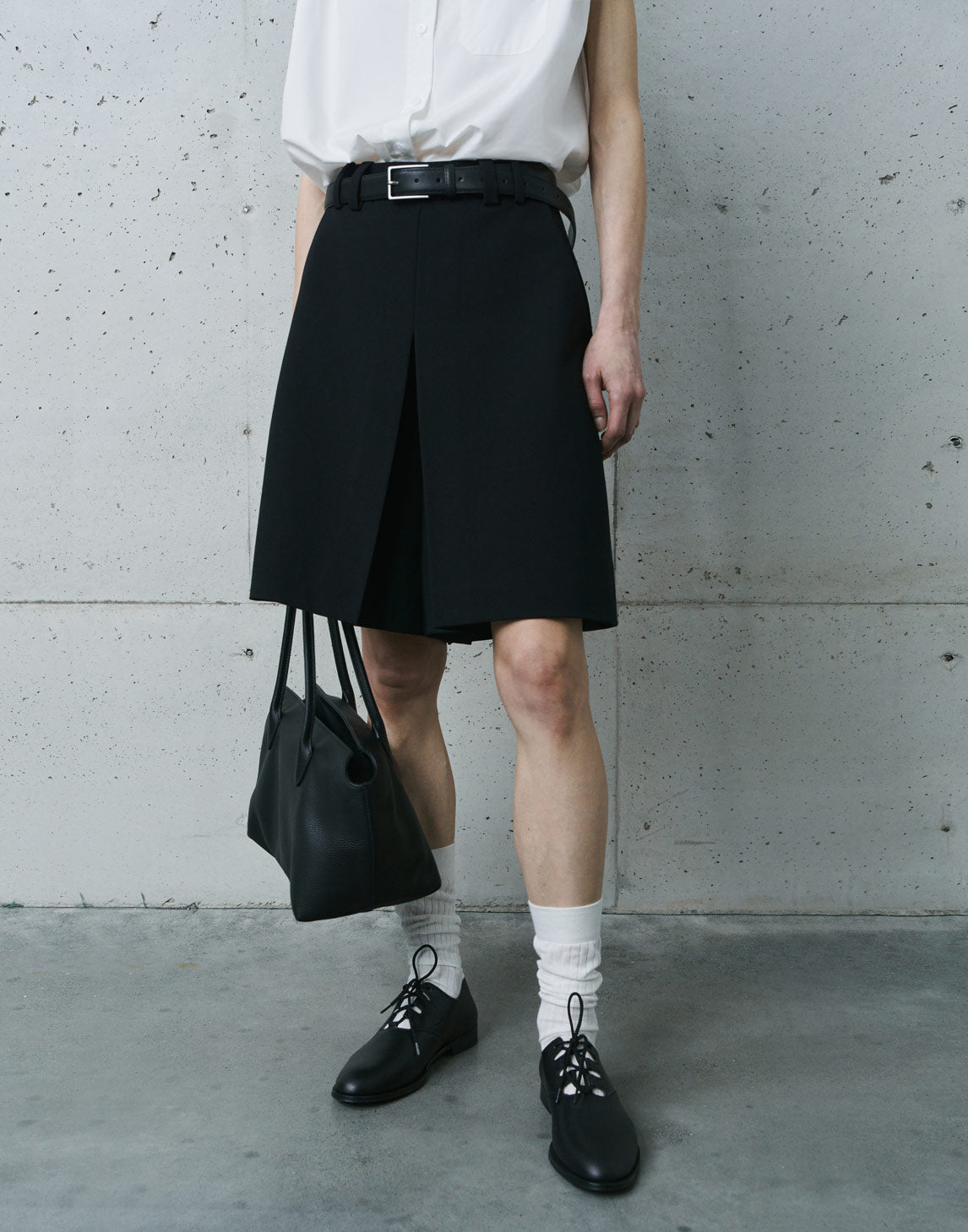 Suit Style Five Quarter Length Pants