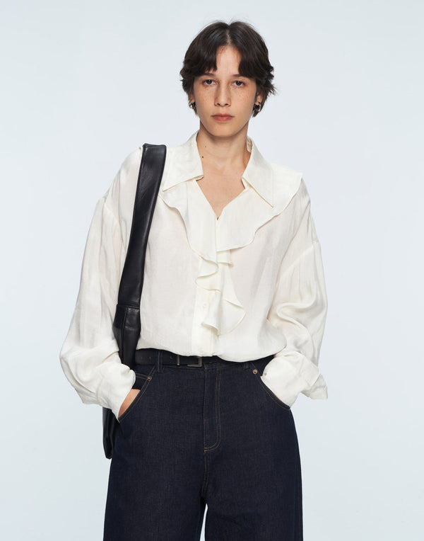 Elegant Ruffle Blouse