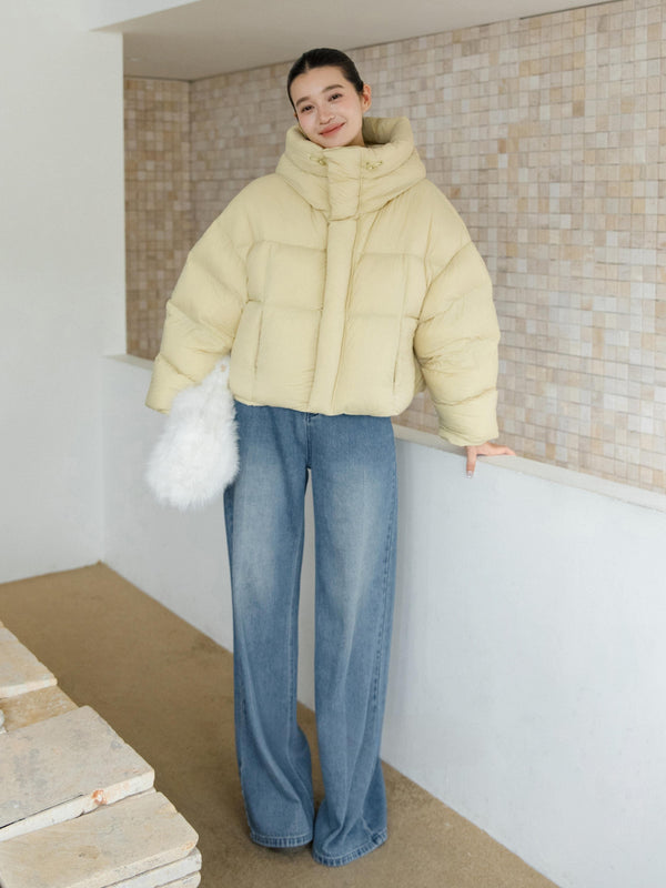 Short Hooded Down Jacket