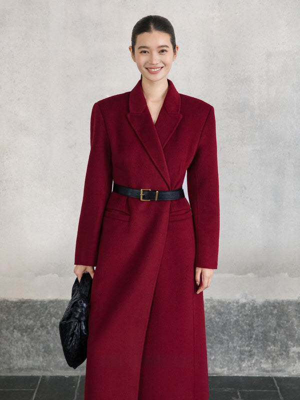 Structured Wool–Alpaca Coat