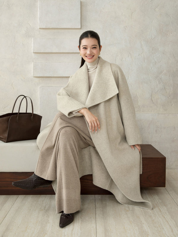 Soft-Structured Wool Coat