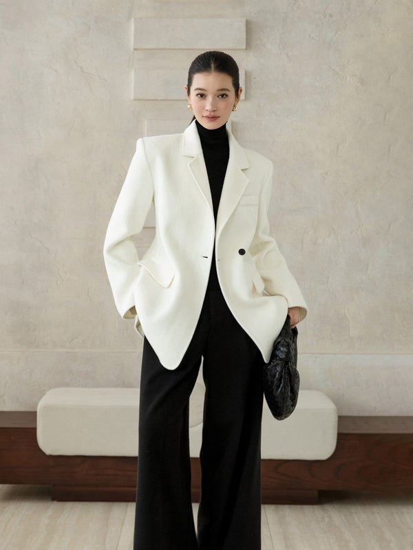 Structured Wool Blazer