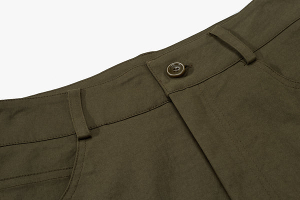 Wide-Leg Utility Trousers