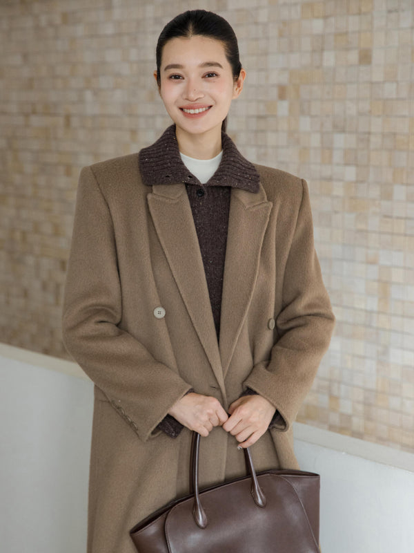 Structured Double-Breasted Coat