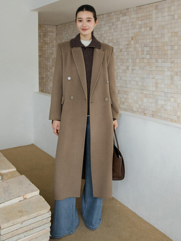 Structured Double-Breasted Coat