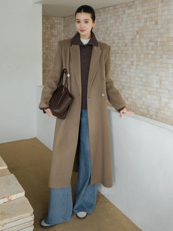Structured Double-Breasted Coat