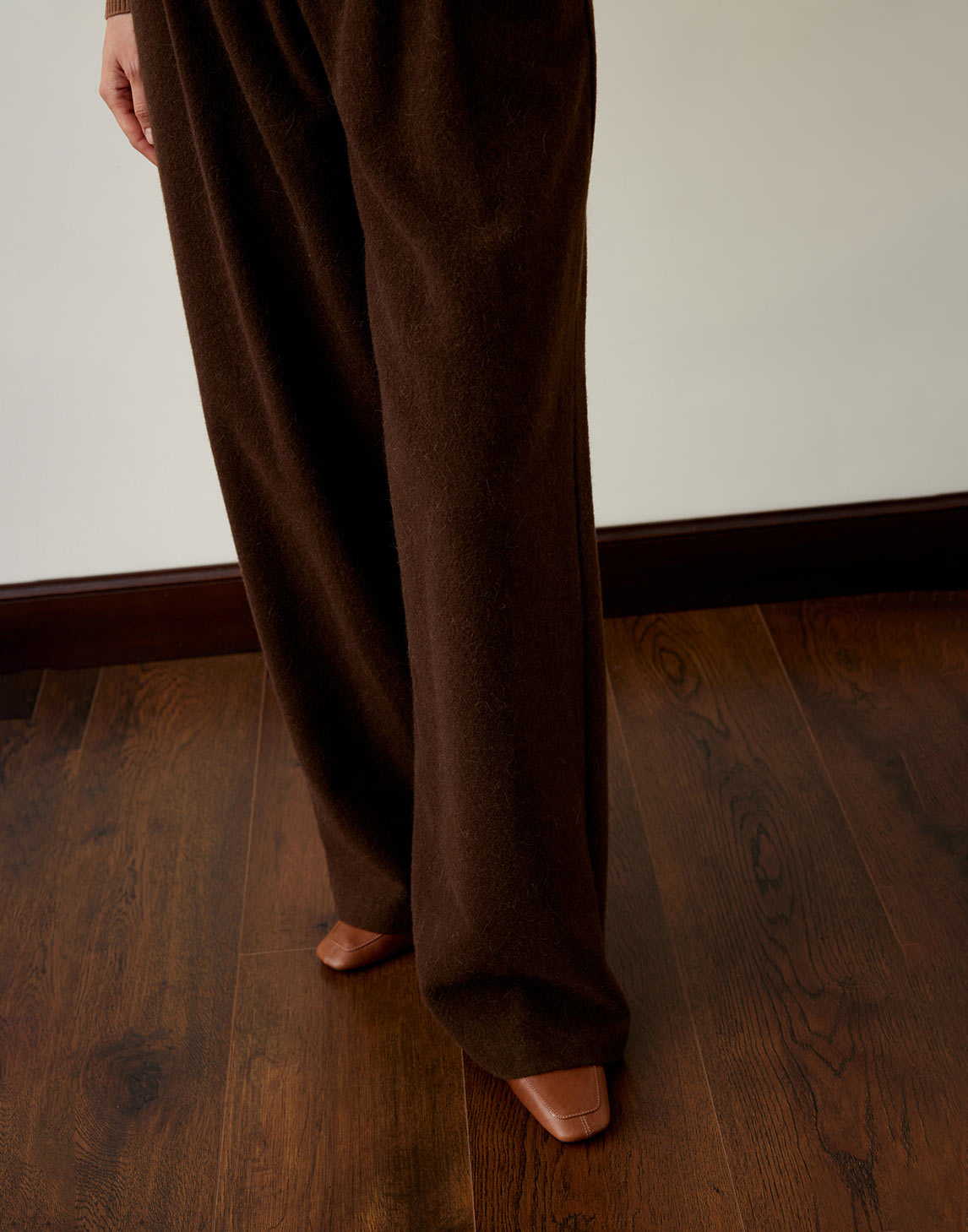 Pantalon en laine raffinée