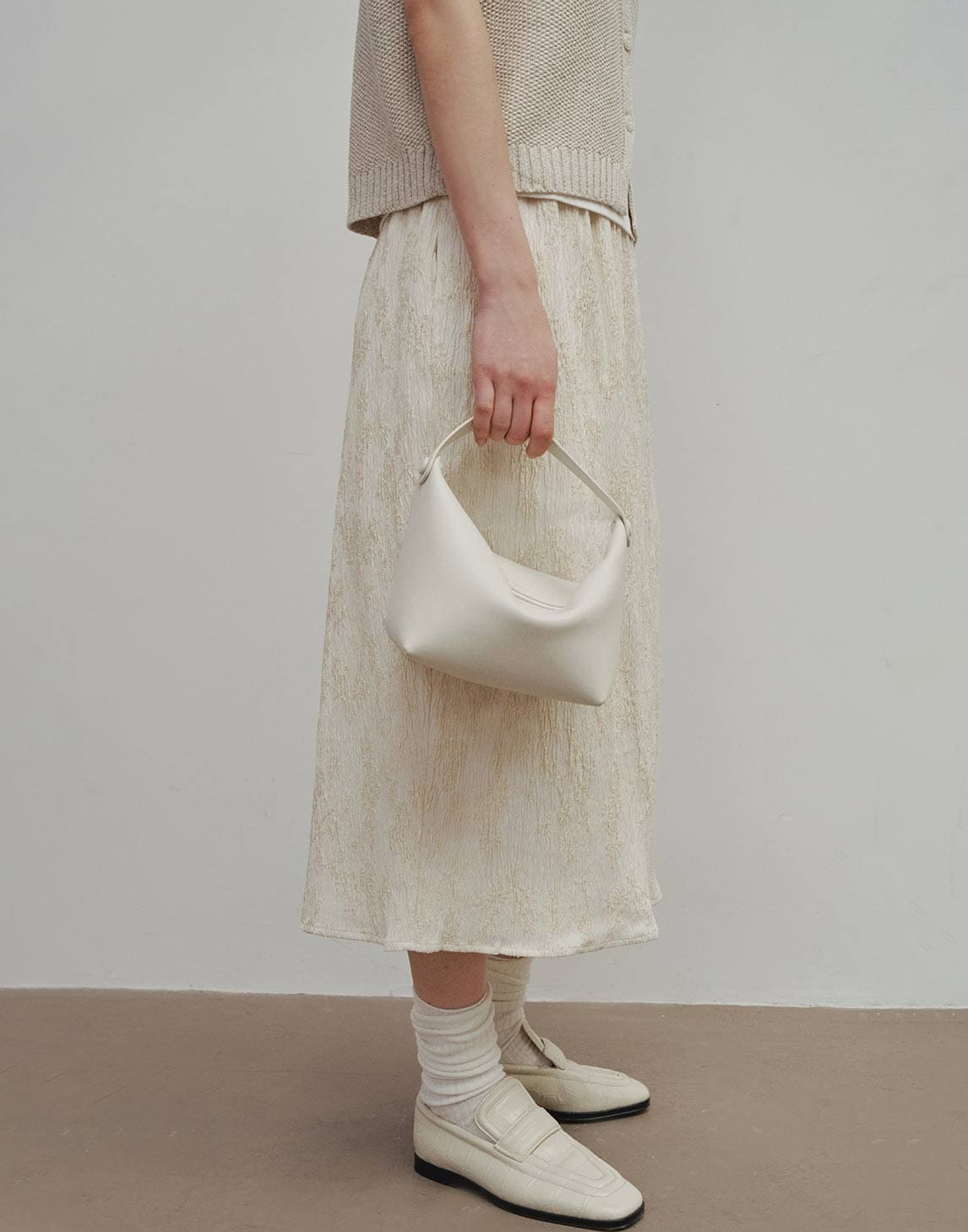 Floraler Jacquard-Rock