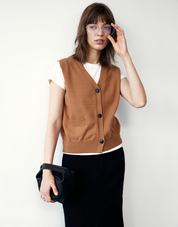 Minimalist Knit Vest