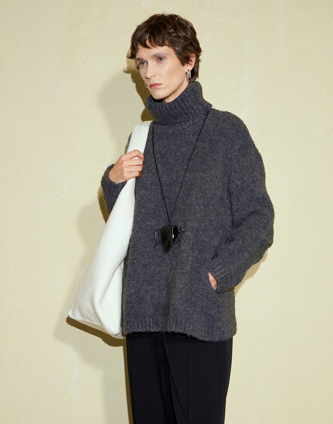 Gemütlicher schicker Rollkragenpullover