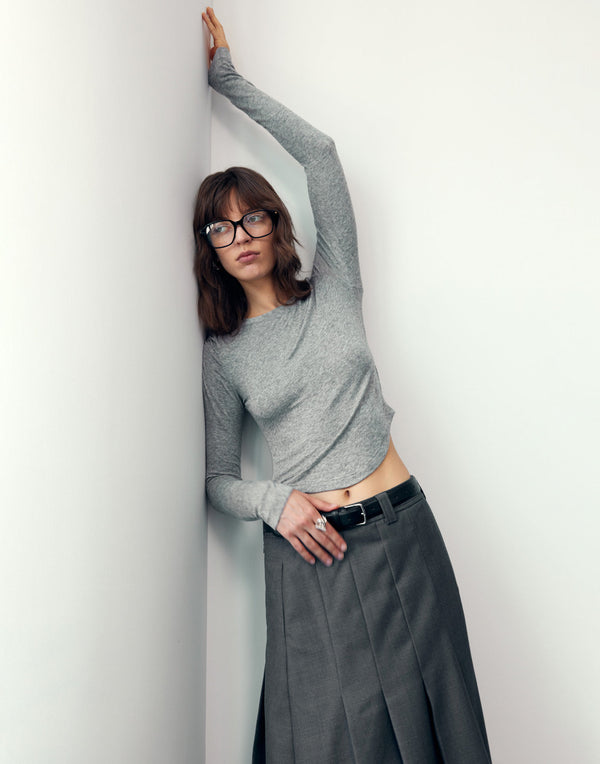 Effortless Fitted Knit Top