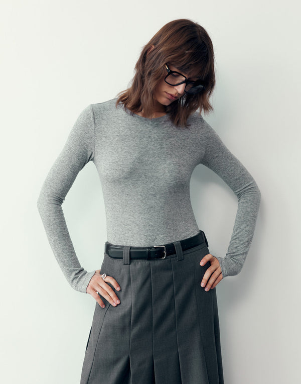 Effortless Fitted Knit Top