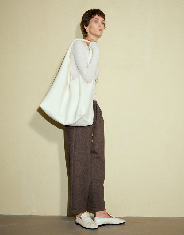 Chic Wide-Leg Knit Pants