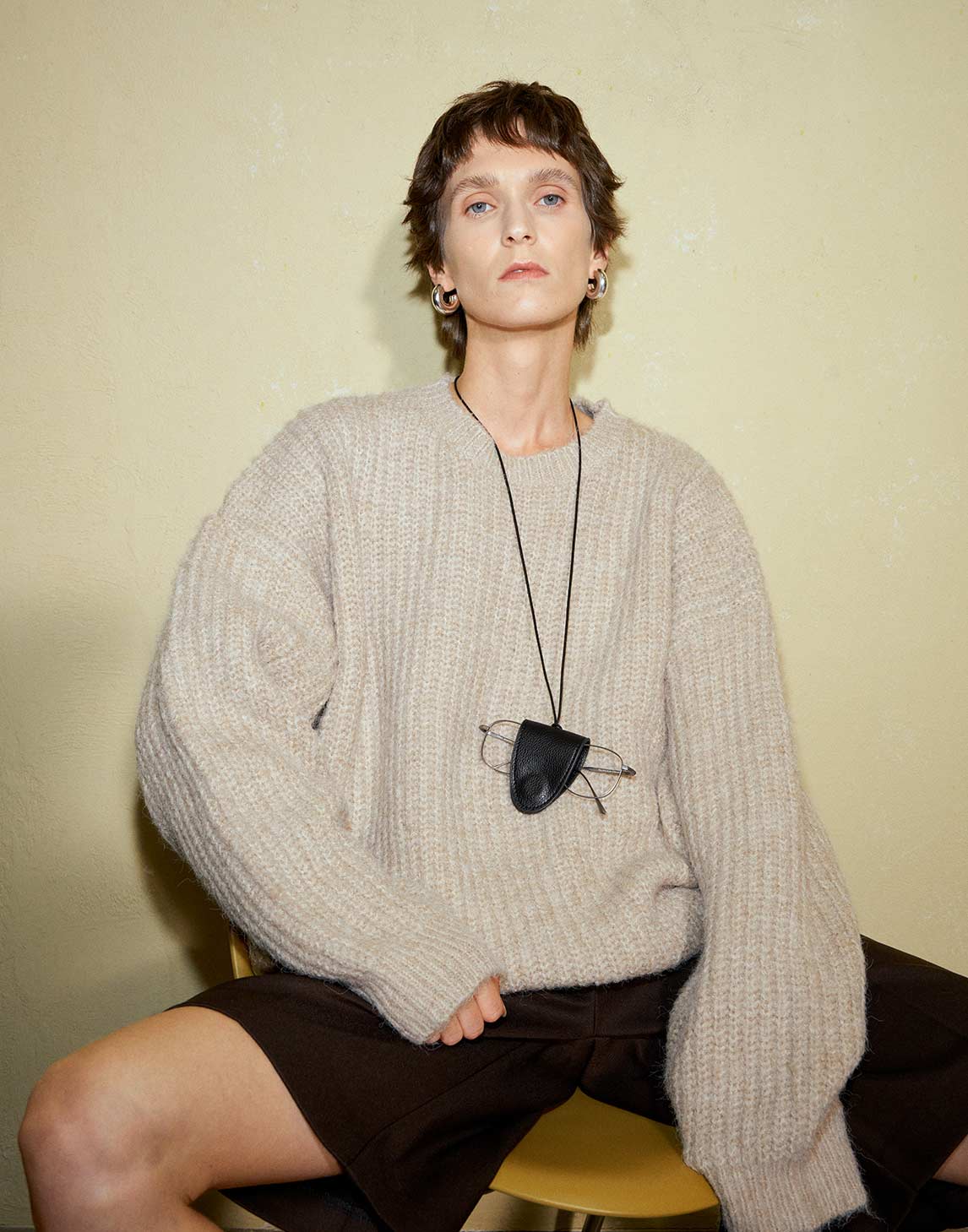Texturierter Haven-Pullover