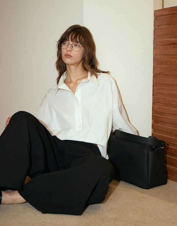 Sleek Breathable Button-Up